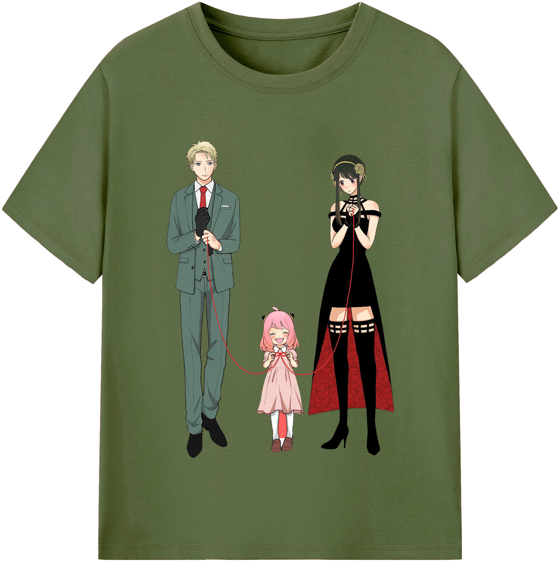 （画像用） SPY×FAMILY间谍家家酒 綿100％半袖Tシャツ（フロントプリント）